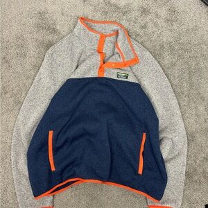 Men's L.L.Bean Sweater Fleece Pullover,‎ Colorblock